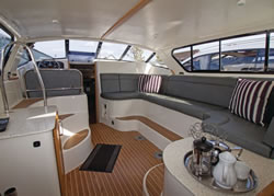 Interior image of boat